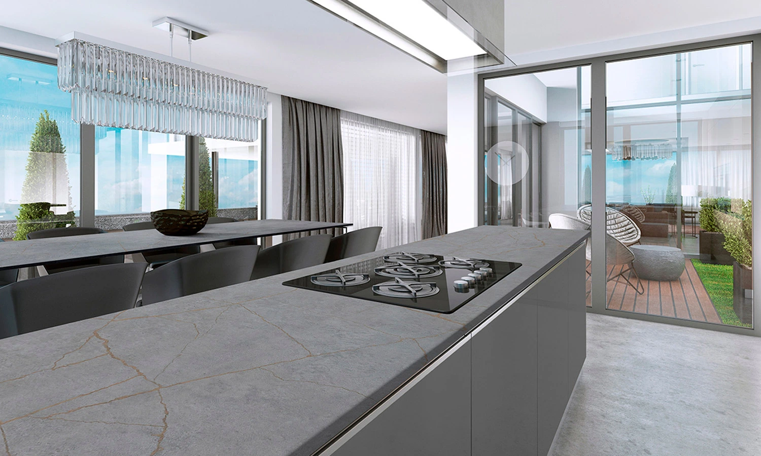 Стільниця LuxeForm S633 3050х900х38 мм 1U EG 6 S633 WT Томиріс - 3
