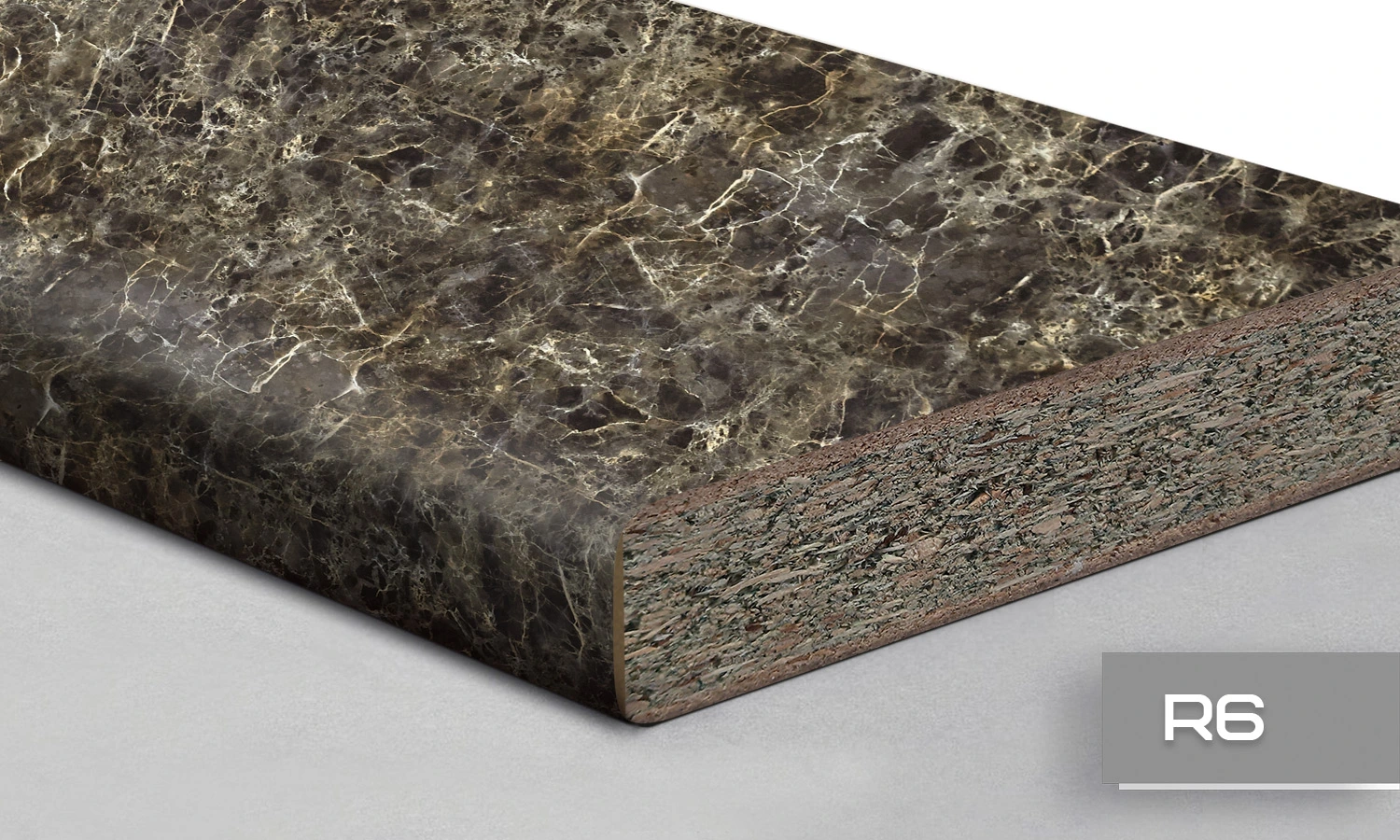 Стільниця LuxeForm W315 3050х900х38 мм 2U MR Вологостійка R6 Р WT Портор - 2