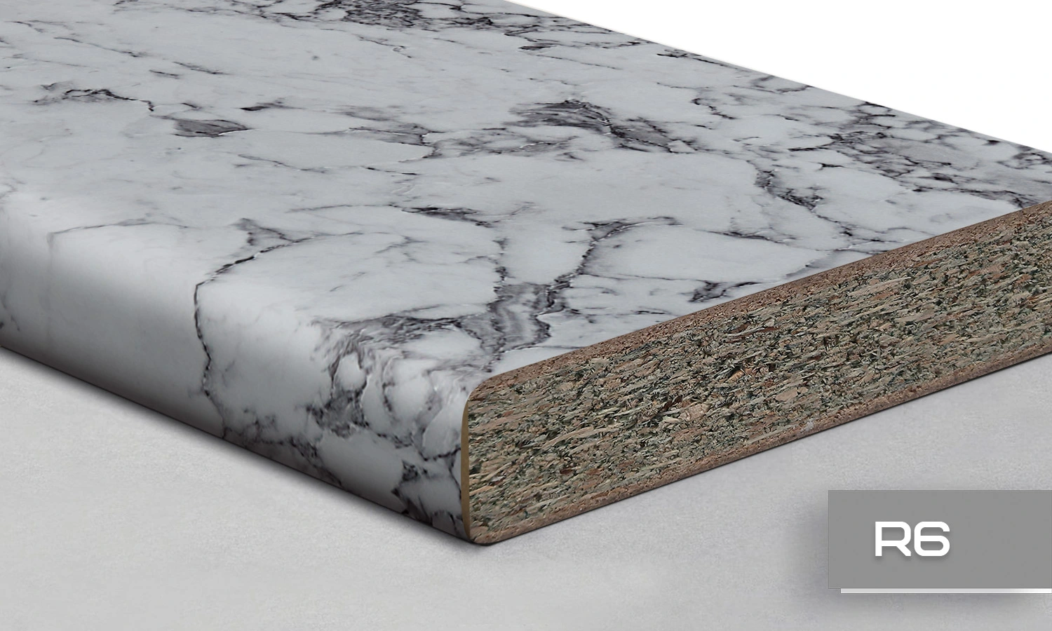 Столешница LuxeForm 4200x900x38 мм 1U R6 L139 Крестолая бьянка 2017 - 2