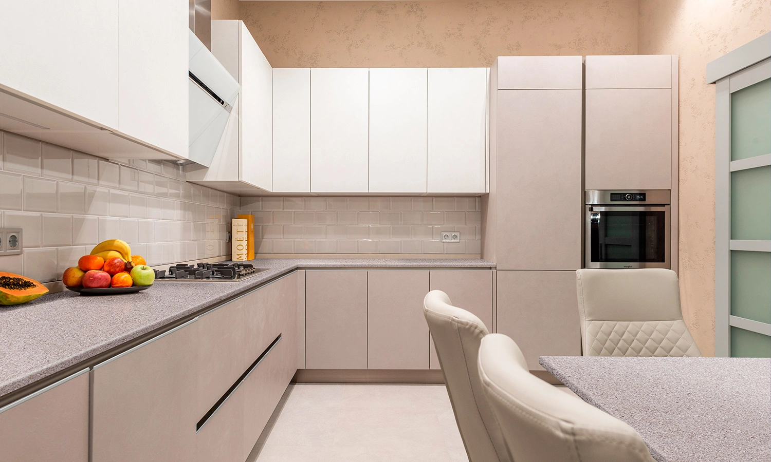 Стільниця LuxeForm  3050x900x38 мм 1U R6 S606 Мітлош бежевий (4200мм) - 3