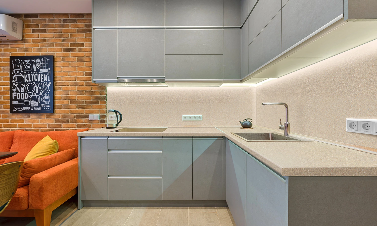 Стільниця LuxeForm  3050x900x28 мм 1U R6 S516 Антик вологостійка - 3