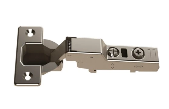 Петля Hafele METALLA SM 300 полунакладная 45х9,5 31104037, Никель