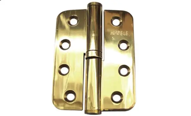 Завіса Hafele карточна ліва латунь 80х62мм D 12 х 7 мм товщина: 2,5 мм 92620580