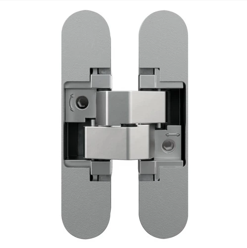 Петля Hafele скрытая Anselmi AN 160 3D хромированный матовый 180° вес двери 60-80 кг 92756004
