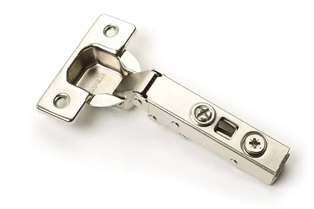 Петля Hafele METALLA D SM N накладная 45х9,5 110° 31500700, Никель