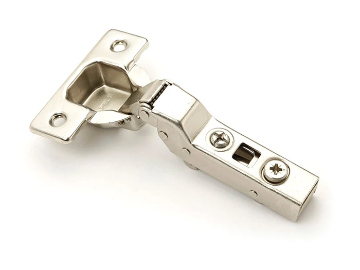 Петля Hafele METALLA SM PUSH N полунакладная 45х9,5 110° 31571501, Никель