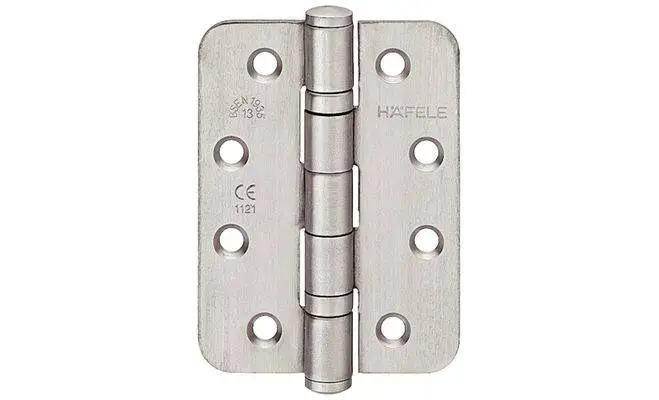 Завіса Hafele карточна нержавіюча сталь, латунь полірована D14 мм 102 мм вага дверей: 120 кг