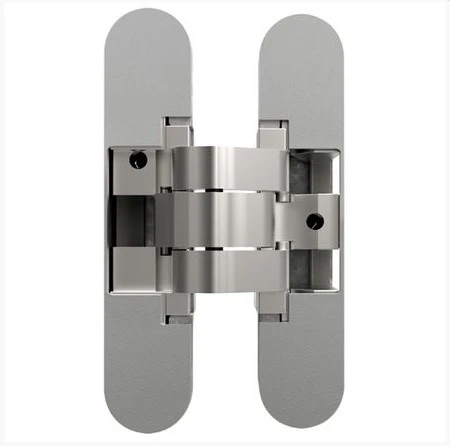 Петля Hafele скрытая Anselmi 141 3D FVZ 14/40 хромированная матовая 180° вес двери: 40 кг