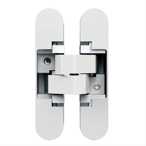 Петля Hafele скрытая Anselmi 140 3D белая 180° вес двери: 40 кг