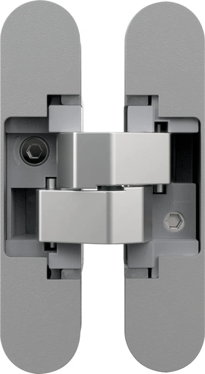 Петля Hafele скрытая Anselmi 150 3D хромированная матовая 180° вес двери: 40 кг