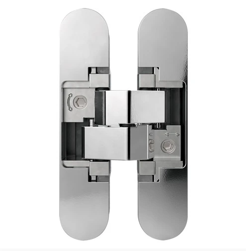 Петля Hafele скрытая Anselmi 140 3D хромированная полированная 180° вес двери: 40 кг