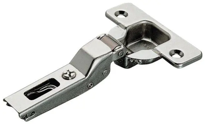 Петля Hafele для мебели DUOMATIC STANDARD 110° полунакладная шаблон 48х6 32917602, Никель