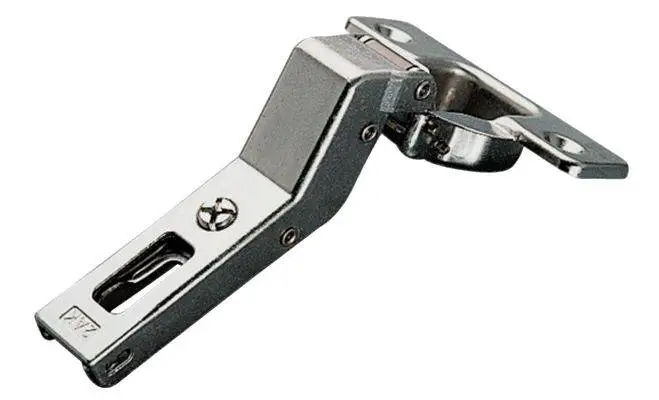 Петля Hafele для мебели SALICE 200 полунакладная 45° 45х9,5 32925505, Никель