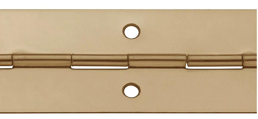 Петля Hafele рояльная, стальная покрытие латунь 32 x 0.7 мм 3.5 м 35101537