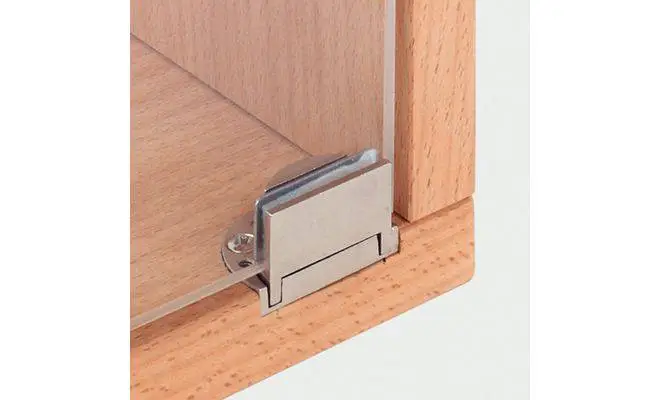 Завіса для скла 6-8 мм цамак нікельований матовий 36149603 - 2