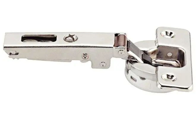 Петля DUOMATIC PLUS 110° накладная сталь никелированная шаблон: 48/6 под шуруп