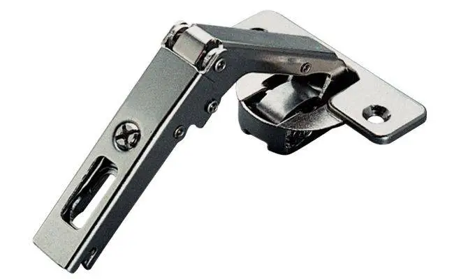 Петля DUOMATIC 70° для угловой секции сталь никелированная шаблон: 48/6 под шуруп