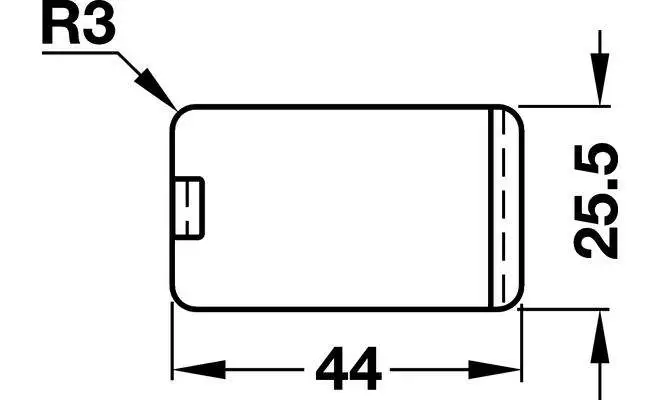 Петля Hafele Duomatic 110° для стекла, 32926622, Никель - 2
