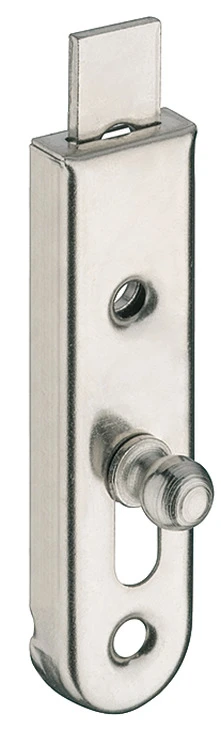 Мебельная защелка Hafele 251.01.106 50х13,5 мм прямая Никель