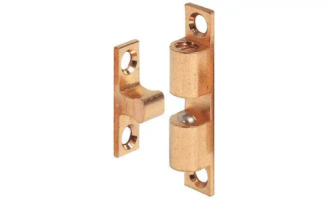 Защелка шариковая двойная латунь 49мм