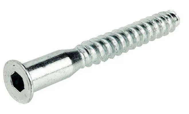 Конфірмат 7х50 мм, SW4, сталь, оцинкований