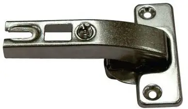 Комплект петли METALLA A 90° прямая длинная рука сталь никелированная шаблон: 48/6 под шуруп+монтажн