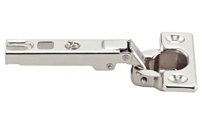 Комплект петлі METALLA MINI A 95° накладна сталь нікельована шаблон: 38/7,5 під шуруп+монтажна планк