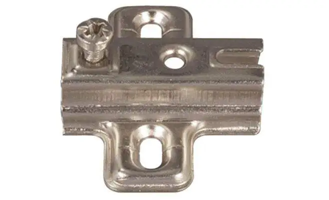 Монтажная планка METALLA А хр. 0мм никелированная под шуруп - 2