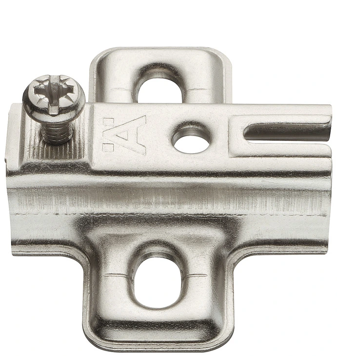 Монтажна планка METALLA S хрестова 2мм сталь нікельована під шуруп