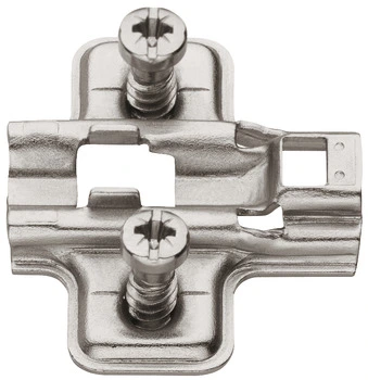 Монтажна планка METALLA SM N хрестова 0мм сталь нікельована з подвійною муфтою М5