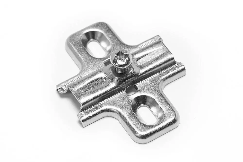 Монтажная планка DUOMATIC SL крестообразная 0мм сталь никелированная под шуруп