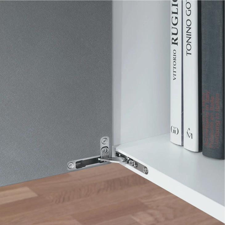 Комплект петель SALICE Air Titanium soft-close 105 сталь титан (верх + низ)