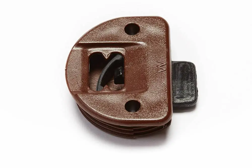 Направляющая Slido F-Line12 30B подпружиненная пластик коричневый - 2