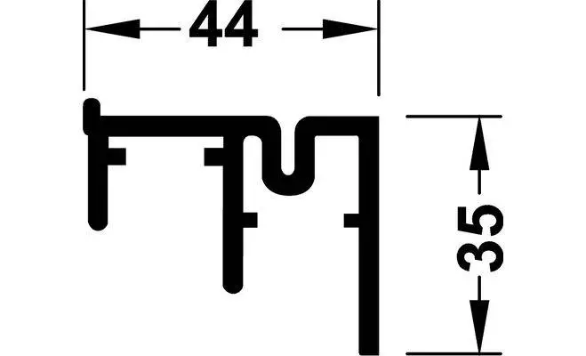 Шина ходовая Slido F-Line16 80B алюминиевая 2,0м.