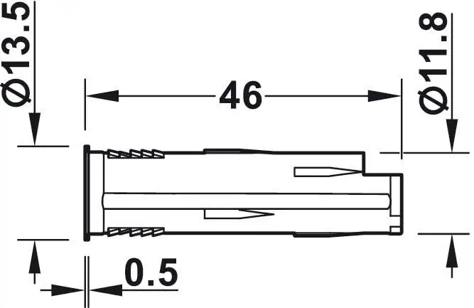 Диммер LOOX бесконтактный пластиковый серебряный 46мм D12мм - 2