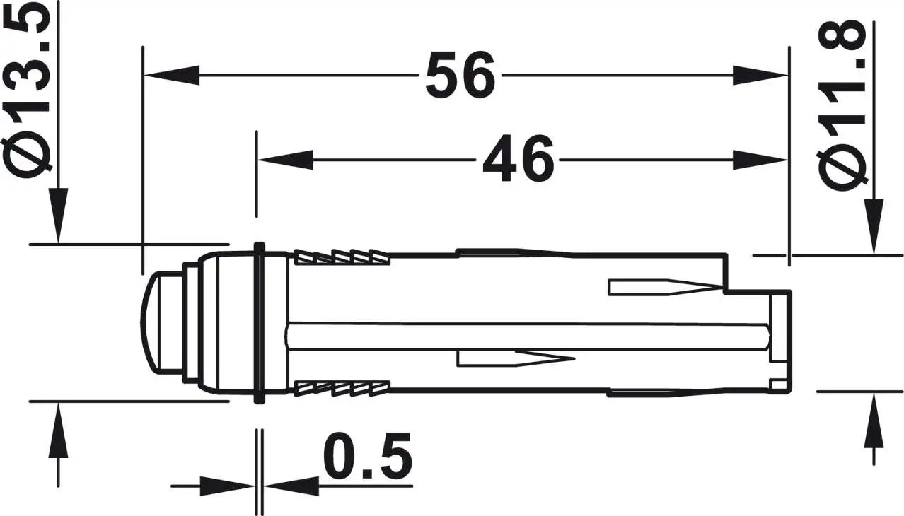 Детектор движения LOOX пластиковый серебряный 56 мм D12 мм пластиковый серебряный - 2