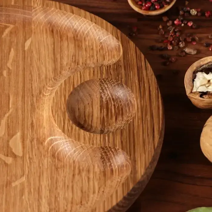 Менажница деревянная, 30см, Круглая - 2