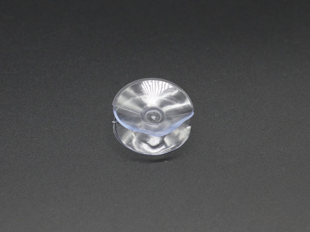 Силіконова присоска на скло, кахель та інші гладкі поверхні подвійна, кругла діаметром 30 мм