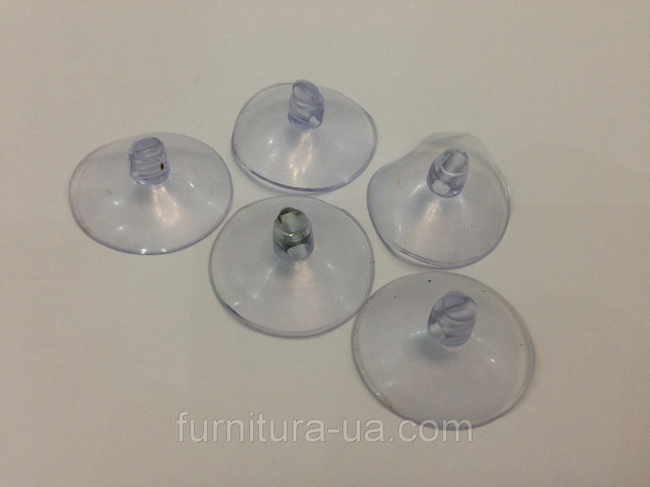 Кругла міцна силіконова присоска на скло, кахель і пластик, одинарна діаметром 30 мм - 2