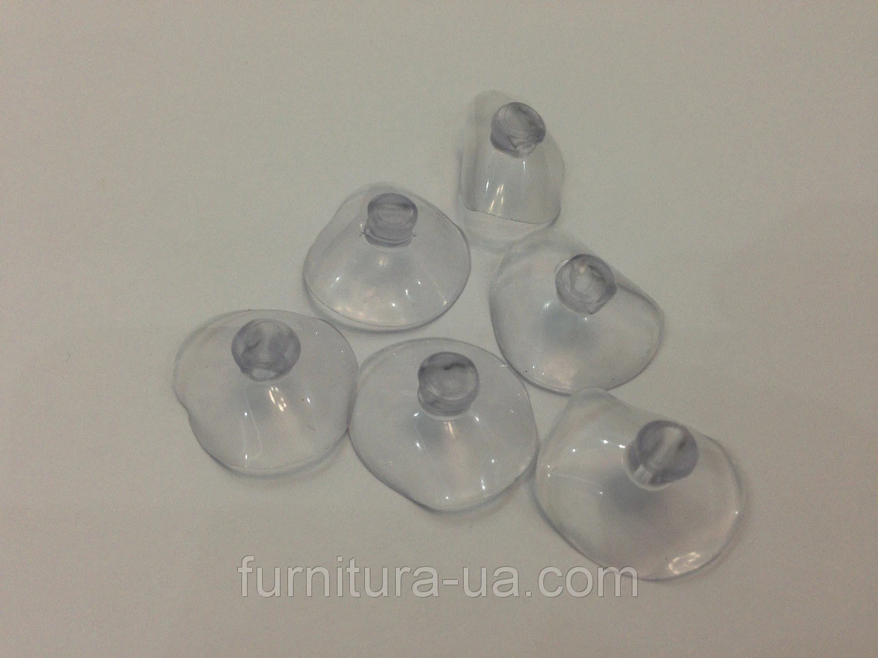 Міцна силіконова присоска на скло, кахель і пластик, одностороння кругла діаметром 25 мм - 2