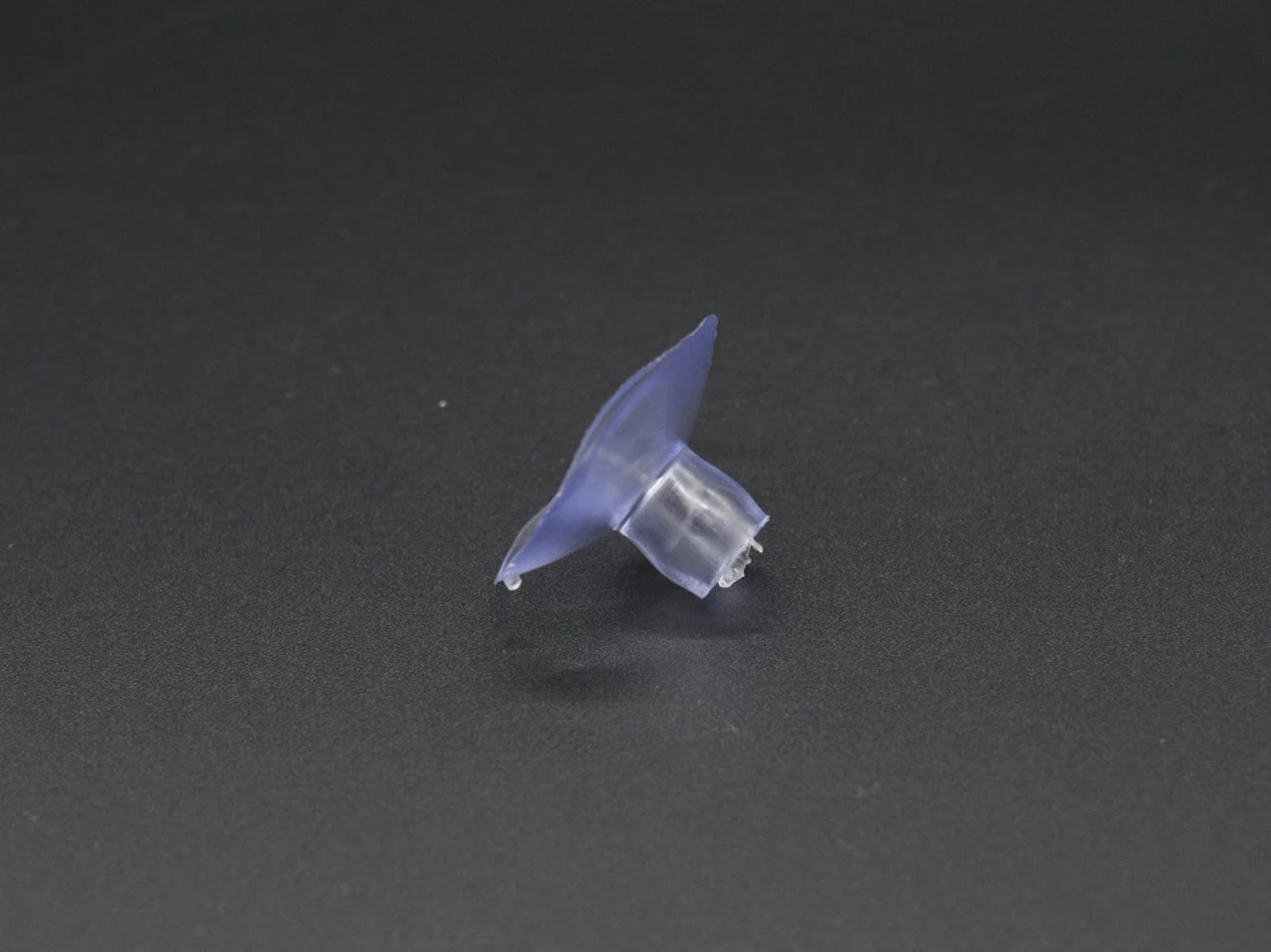 Присоска силіконова з отвором під прапорець, одностороння кругла діаметром 30 мм - 2