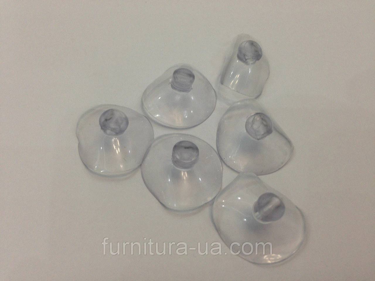 Міцна силіконова присоска на скло, кахель і пластик, одностороння кругла діаметром 25 мм - 2