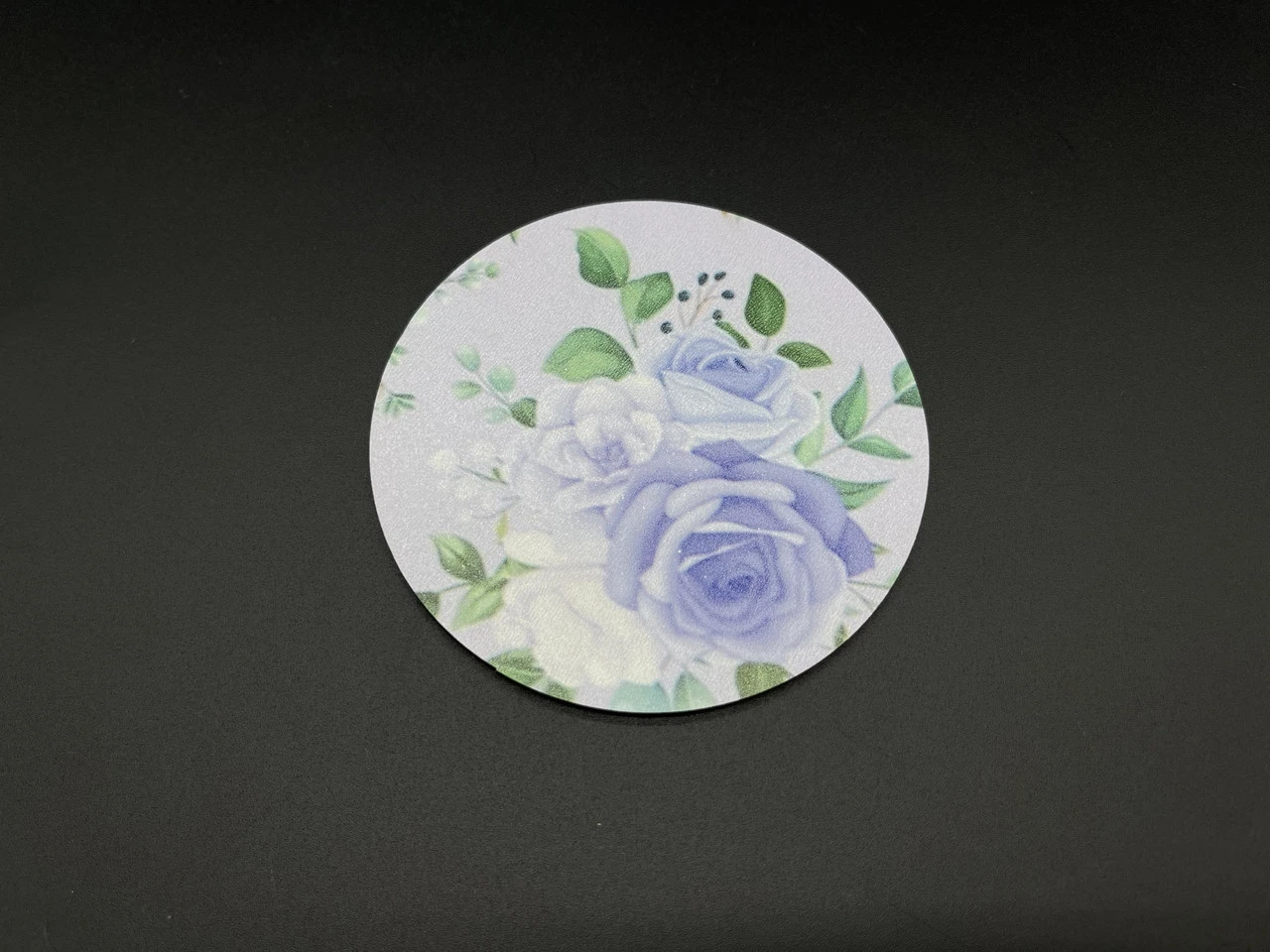 Костер під гарячий посуд із дерева з УФ-друком, 9,5см, "Квіти"