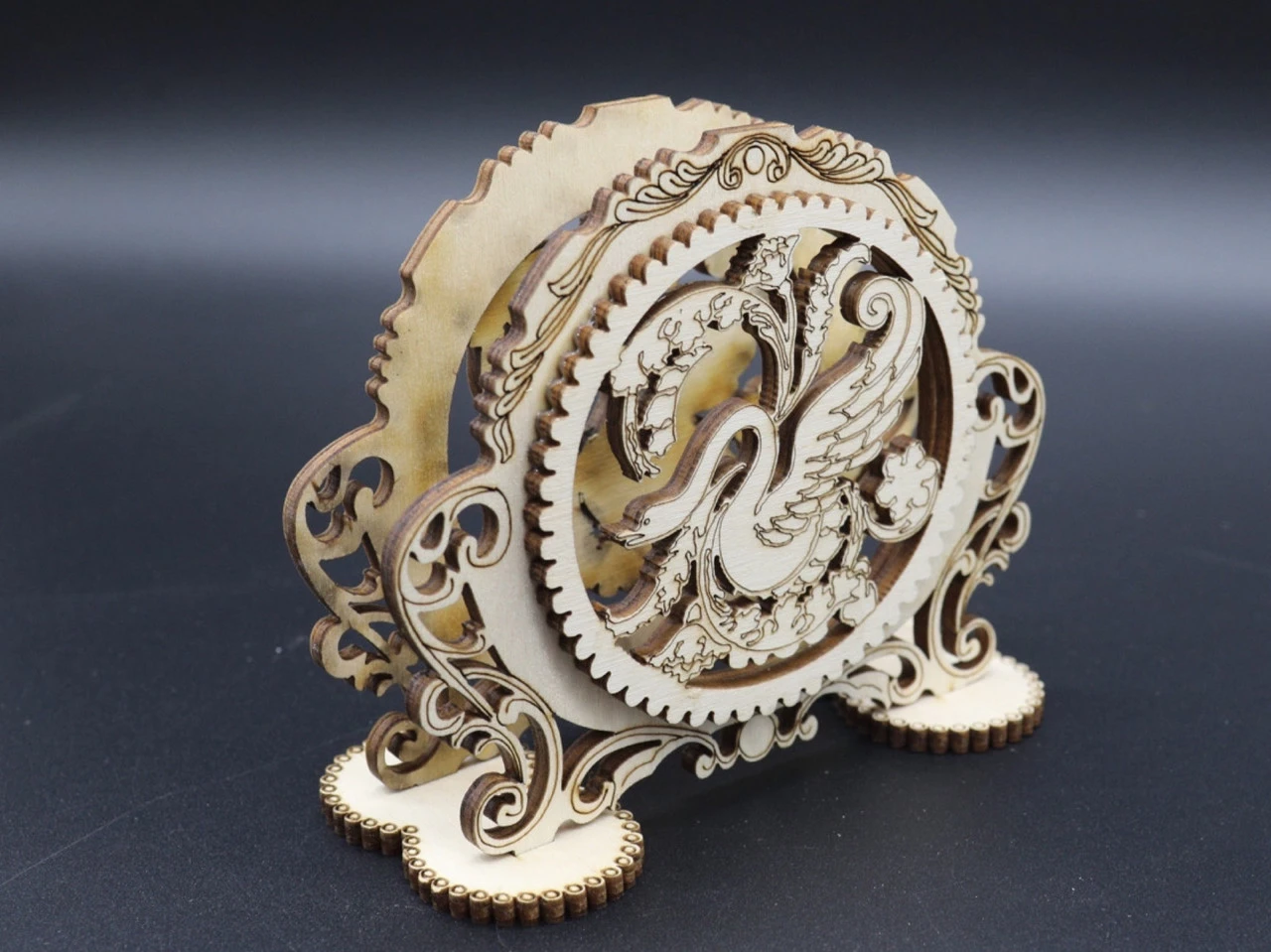 Салфетница деревянная под декупаж, 11х9см