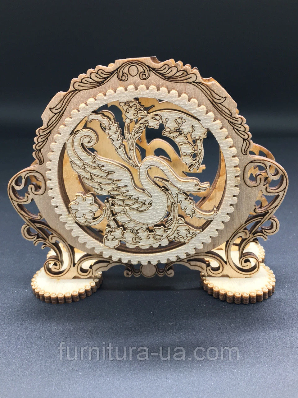 Салфетница деревянная под декупаж, 11х9см - 2