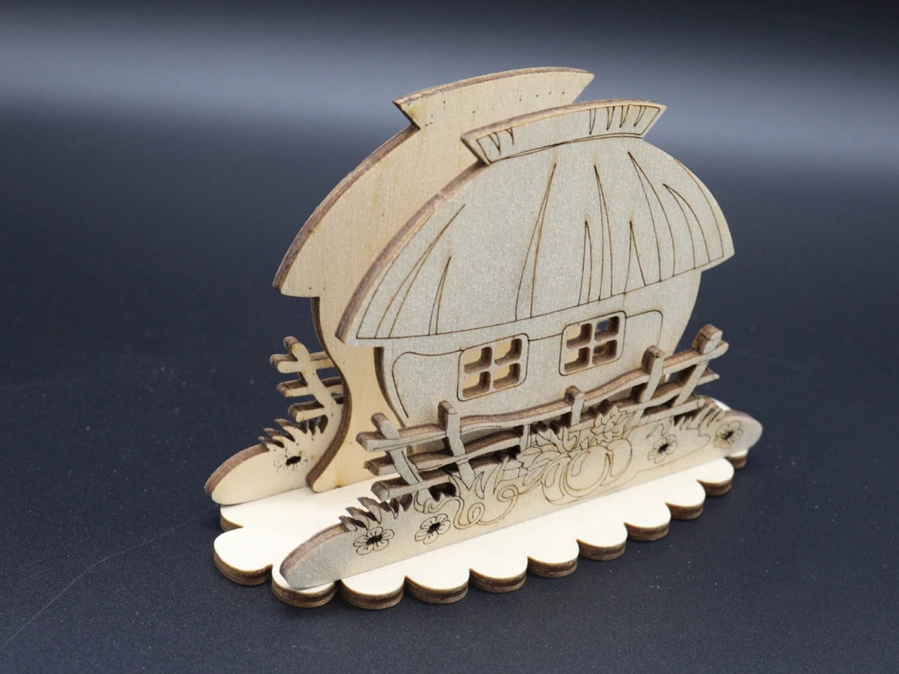 Серветница деревянная под декупаж, 13.5х9,5см