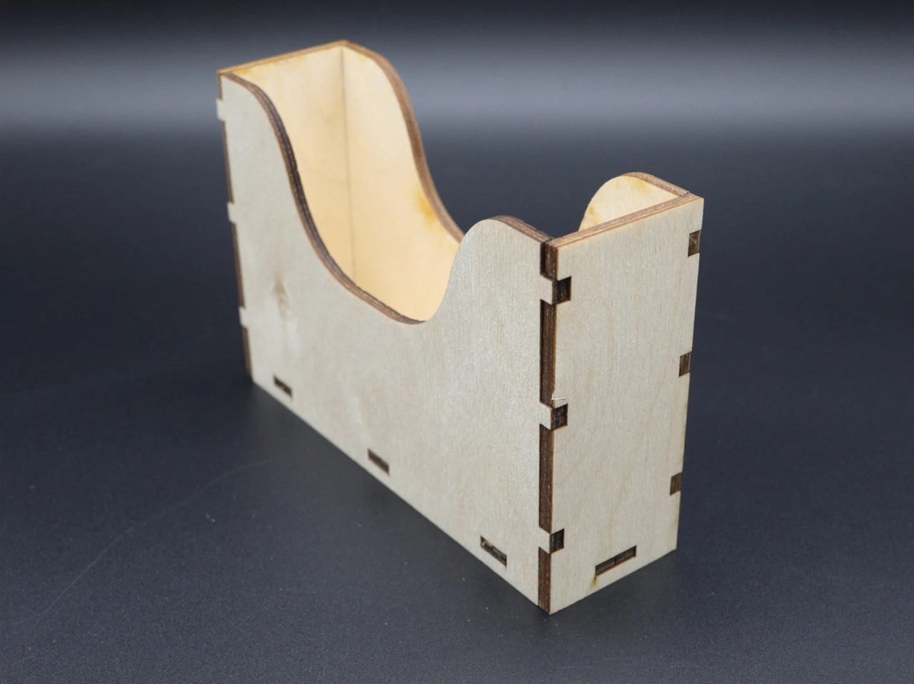 Серветница деревянная под декупаж, 14х9,5см - 2