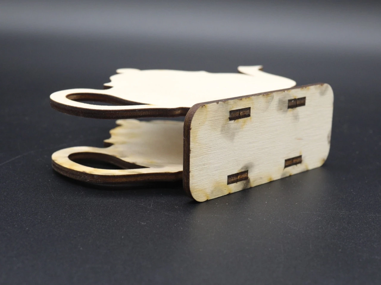 Серветница деревянная под декупаж, 14х10см - 2