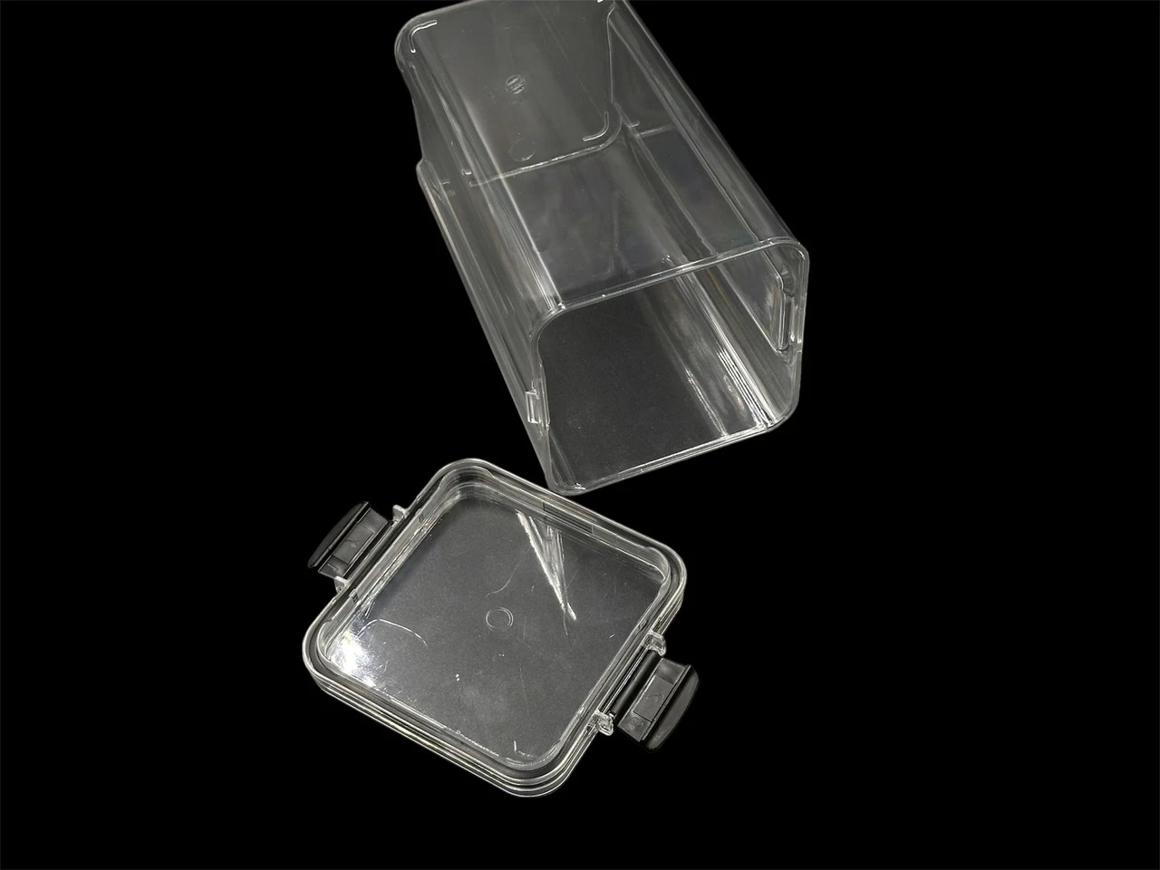 Акрилова ємність для зберігання, 96х96х186мм, Прозора - 2