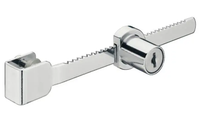 Замок Hafele 233.20.220 для стеклянных дверей Хром